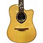 Used Lag Guitars THV20DCE Natural Acoustic Electric Guitar
