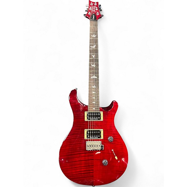 Used PRS SE Custom 24 Cherry Solid Body Electric Guitar,Specials : American Fashion Style Bags On Sale