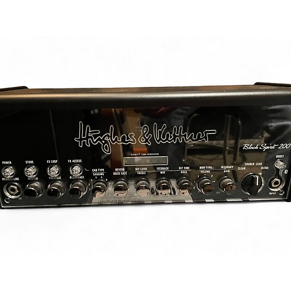 Used Hughes & Kettner black spirit 200 Solid State Guitar Amp Head
