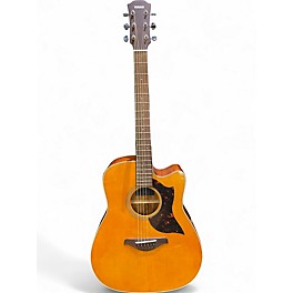 Used Yamaha A1M Vintage Natural Acoustic Electric Guitar