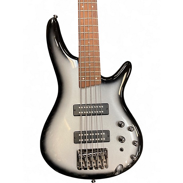 Used Ibanez SR305 5 String Silverburst Electric Bass Guitar,Specials : American Fashion Style Bags On Sale