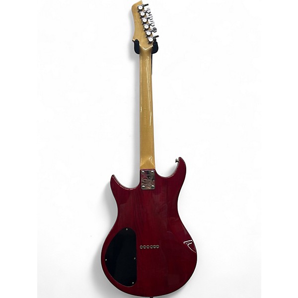 Used Vantage AVENGER ASH RED Solid Body Electric Guitar