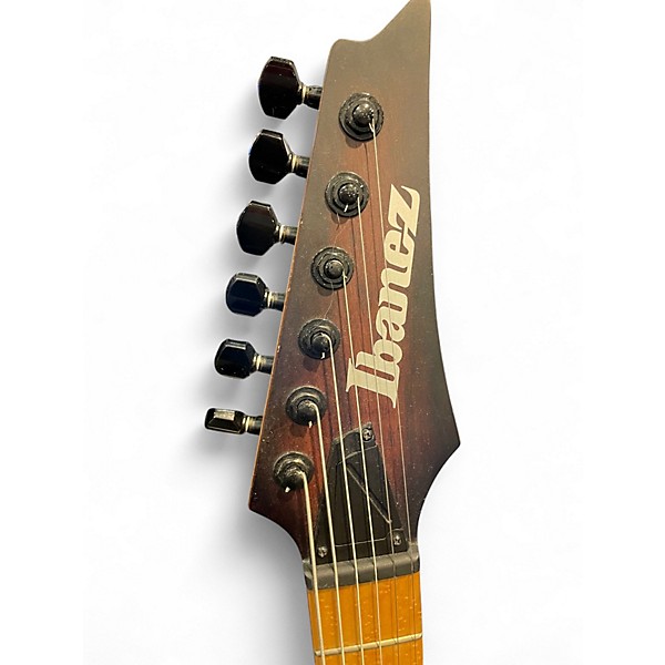 Used Ibanez RGDIX6MRW Trans Brown Solid Body Electric Guitar