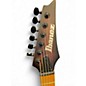Used Ibanez RGDIX6MRW Trans Brown Solid Body Electric Guitar