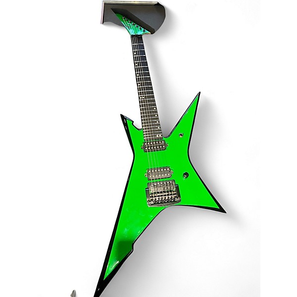 Used Radical Instrument Productions Star Destroyer 7 String Green Solid Body Electric Guitar