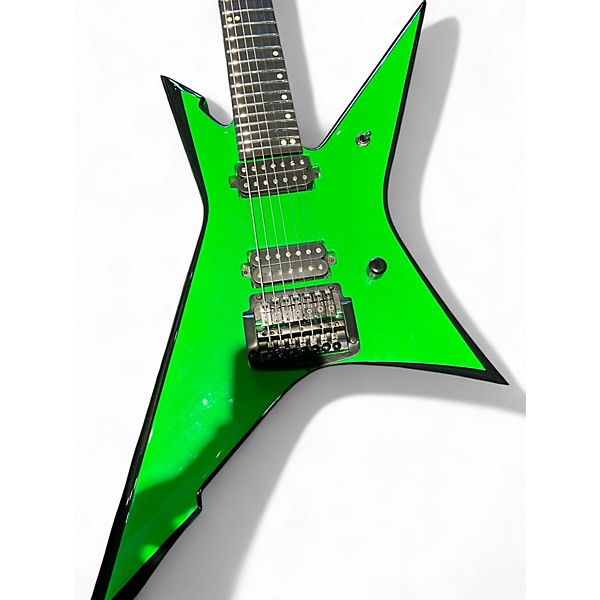Used Radical Instrument Productions Star Destroyer 7 String Green Solid Body Electric Guitar