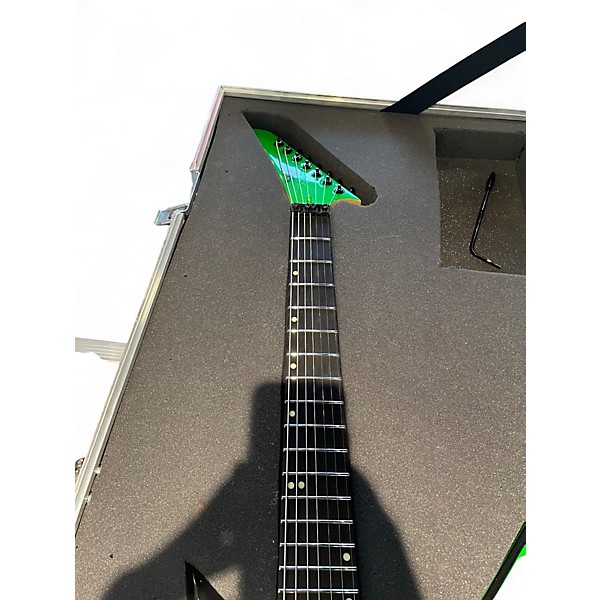 Used Radical Instrument Productions Star Destroyer 7 String Green Solid Body Electric Guitar