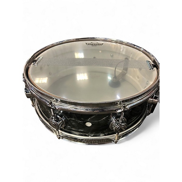 Vintage 1960s Camco 4in Oaklawn Snare Black Moto Drum