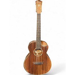 Used Washburn WCGM55KA Mahogany Acoustic Guitar