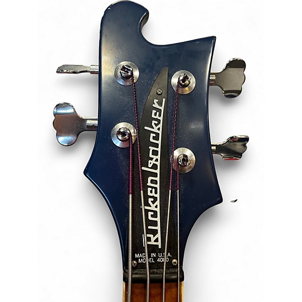 Vintage 1980s Rickenbacker 4080 Blue Solid Body Electric Guitar