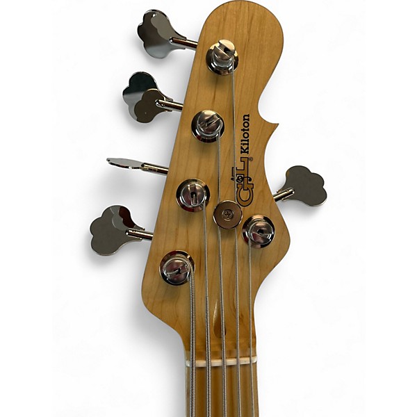 Used G&L Kiloton 5 Blue Burst Electric Bass Guitar