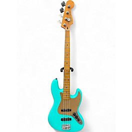 Used Squier 40TH ANNIVERSARY VINTAGE JAZZ BASS SATIN SEAFOAM GREEN Electric Bass Guitar