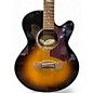 Used Epiphone J-200 EC Studio Parlor Vintage Sunburst Acoustic Electric Guitar