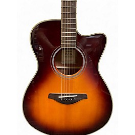 Used 2024 Yamaha FSC-TA Transacoustic Brown Sunburst Acoustic Electric Guitar