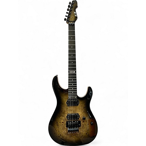 Used ESP E-II SN-II Nebula Black Burst Solid Body Electric Guitar