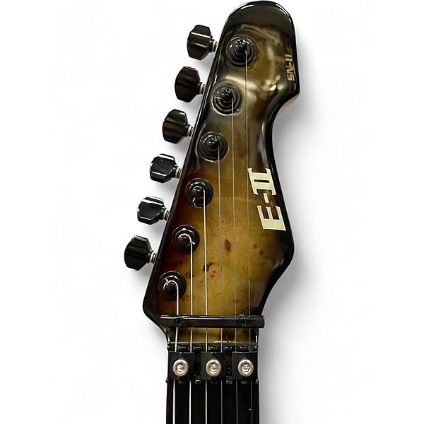 Used ESP E-II SN-II Nebula Black Burst Solid Body Electric Guitar