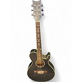 Used Daisy Rock Model 6263 Black Sparkle Acoustic Guitar