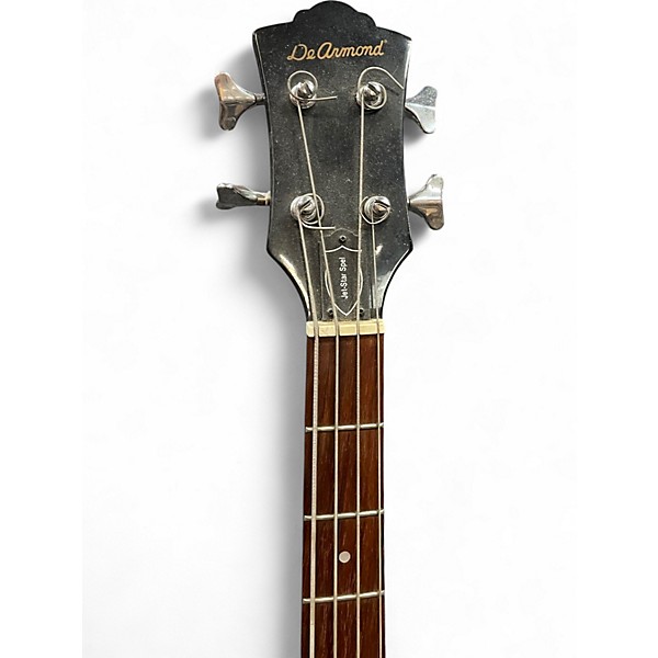 Used DeArmond Jet Star Bass Black Electric Bass Guitar