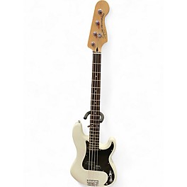 Used Squier Vintage Modified Precision Bass Polar White Electric Bass Guitar