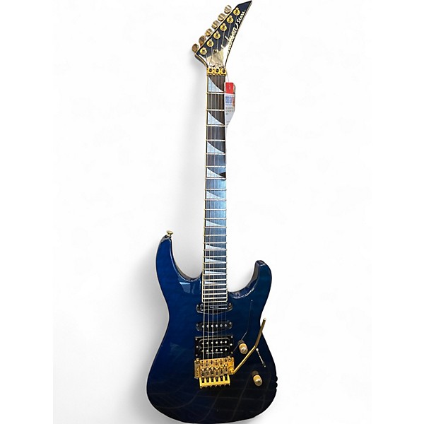 Used Jackson STARS SOLOIST Blue Solid Body Electric Guitar