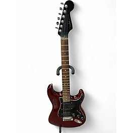Used Fender American Deluxe Stratocaster Trans Red Solid Body Electric Guitar
