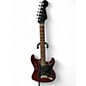 Used Fender American Deluxe Stratocaster Trans Red Solid Body Electric Guitar thumbnail