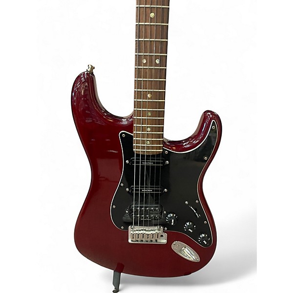 Used Fender American Deluxe Stratocaster Trans Red Solid Body Electric Guitar