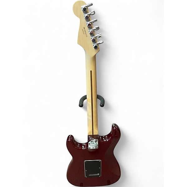 Used Fender American Deluxe Stratocaster Trans Red Solid Body Electric Guitar