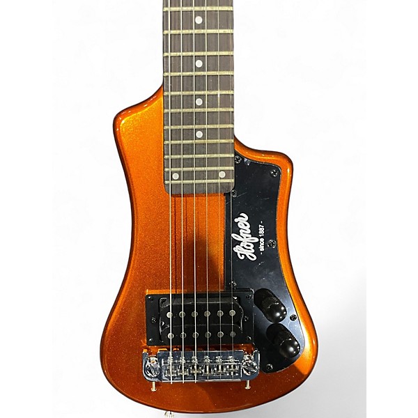 Used Hofner shorty metallic orange Electric Guitar