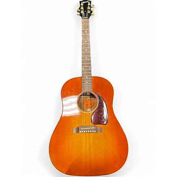 Used 2016 Gibson J45 Custom shop Cherry Acoustic Electric Guitar