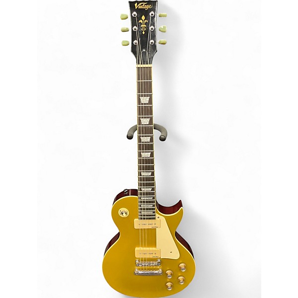 Used Vintage V100GT Gold Top Solid Body Electric Guitar,All Products : American Fashion Style Bags On Sale Used Vintage V100GT Gold Top Solid Body Electric Guitar,All Products : American Fashion Style Bags On Sale