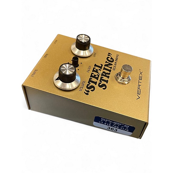 Used Vertex Steel String Clean Gold Effect Pedal