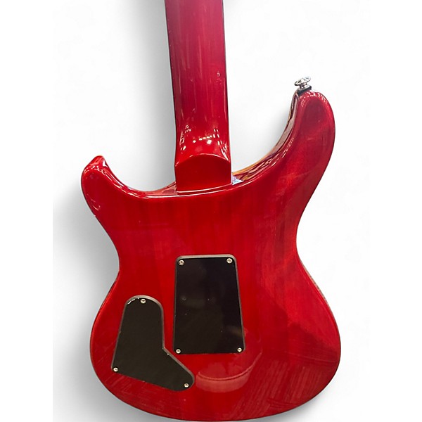 Used PRS SE Custom 24 Charcoal Cherry Burst Solid Body Electric Guitar