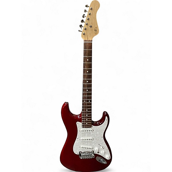 Used G&L S500 40th Anniversary Trans Crimson Red Solid Body Electric Guitar
