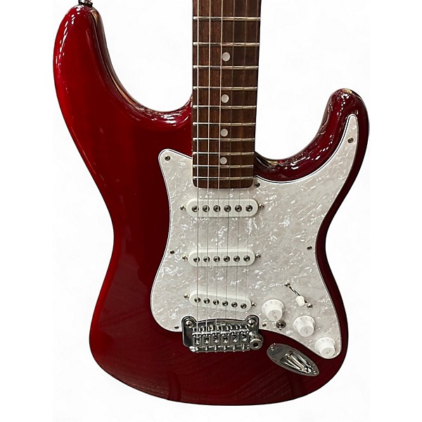 Used G&L S500 40th Anniversary Trans Crimson Red Solid Body Electric Guitar