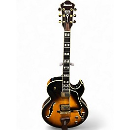 Used Ibanez LGB30 George Benson Signature Tobacco Sunburst Hollow Body Electric Guitar