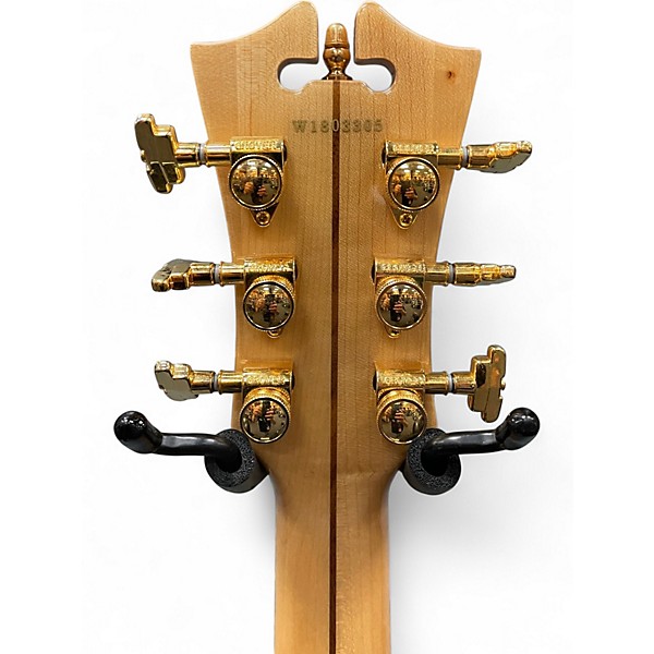 Used D'Angelico DELUXE BRIGHTON Black Solid Body Electric Guitar