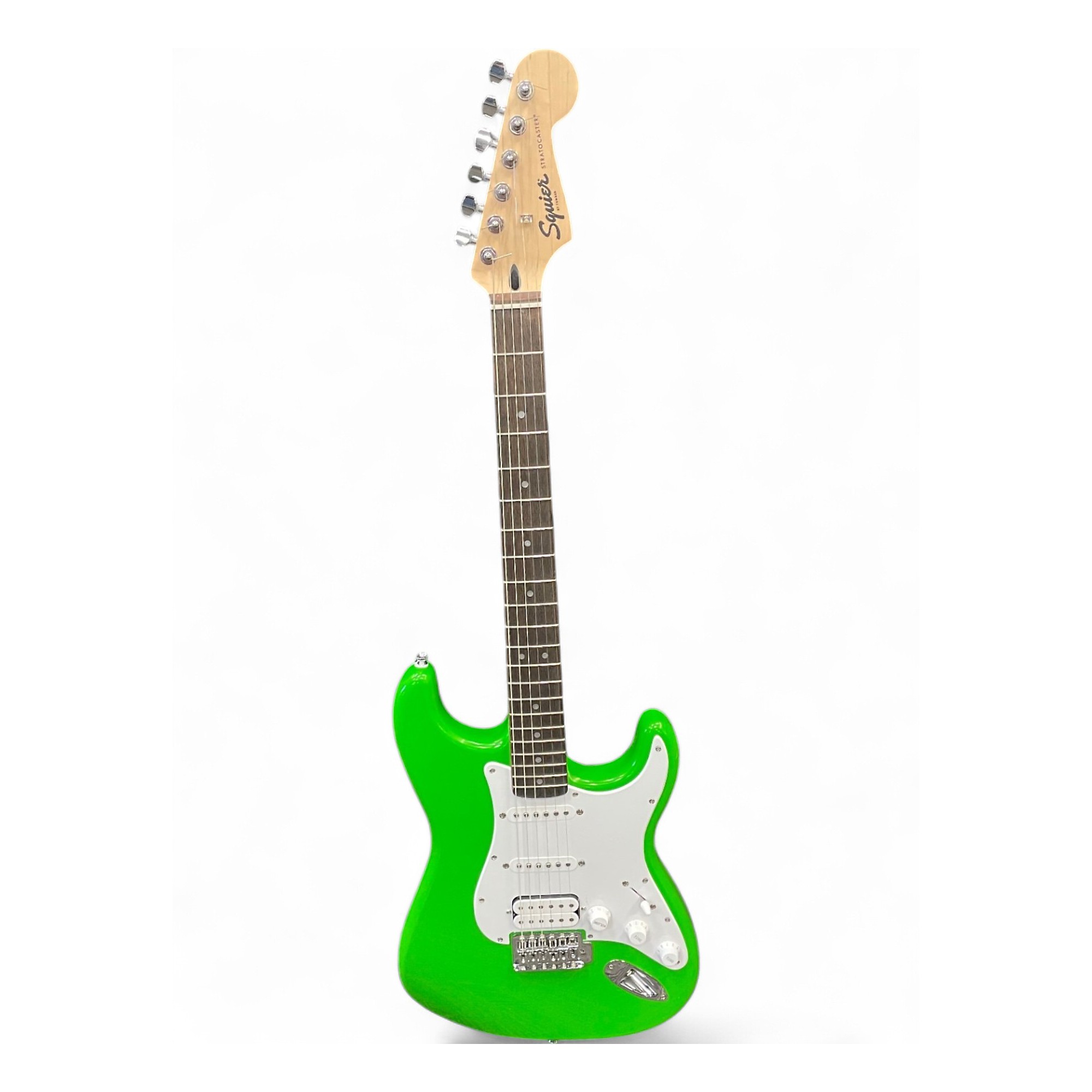 Used Squier Used Squier SONIC STRATOCASTER LIME GREEN Solid
