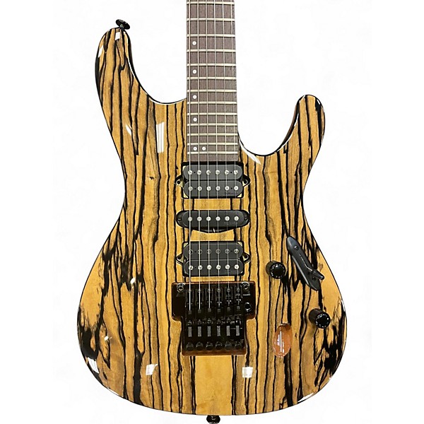 Used Ibanez Prestige S6570BWE Natural Solid Body Electric Guitar