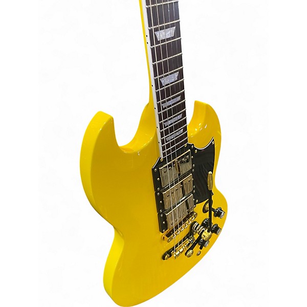Used Firefly FF SG Yellow Solid Body Electric Guitar