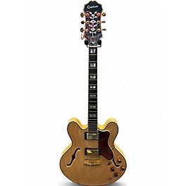 Used Epiphone Sheraton II Natural Hollow Body Electric Guitar