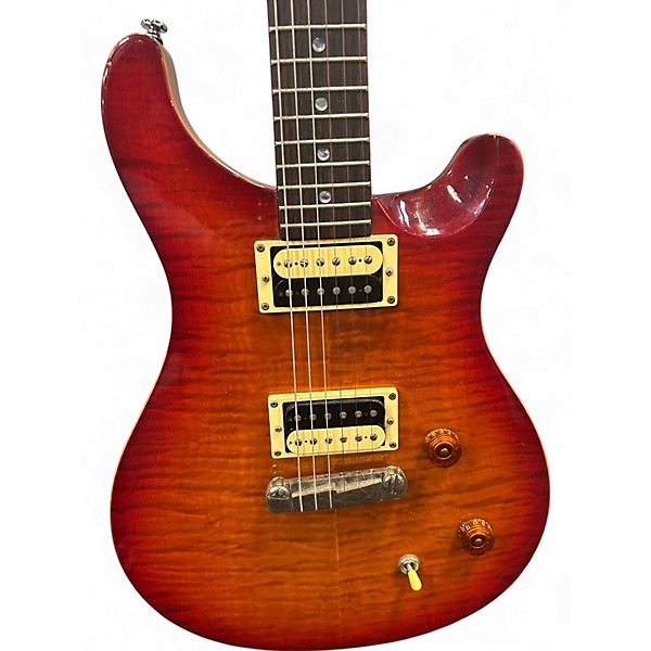Used PRS SE Custom 22 Cherry Sunburst Solid Body Electric Guitar