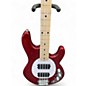 Used Sterling by Music Man sub string 5 bass maroon Electric Bass Guitar