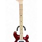 Used Sterling by Music Man sub string 5 bass maroon Electric Bass Guitar