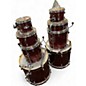 Used Pearl 8 Piece Export Double Bass Crimson Sparkle Drum Kit thumbnail