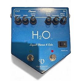 Used Visual Sound V2H2O V2 H2O Liquid Chorus Echo Effect Processor