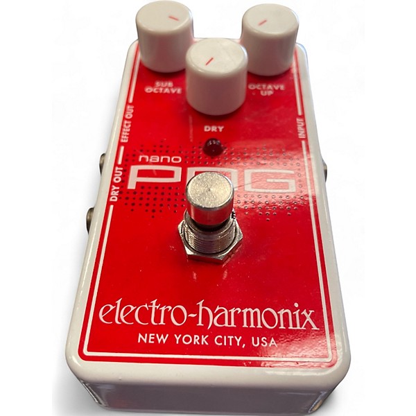 Used Electro-Harmonix Nano POG Polyphonic Octave Generator Effect Pedal