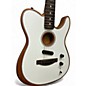 Used Fender Acoustasonic Player Telecaster Arctic White Acoustic Electric Guitar