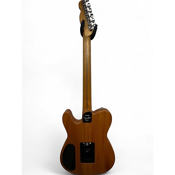Used Fender Acoustasonic Player Telecaster Arctic White Acoustic Electric Guitar
