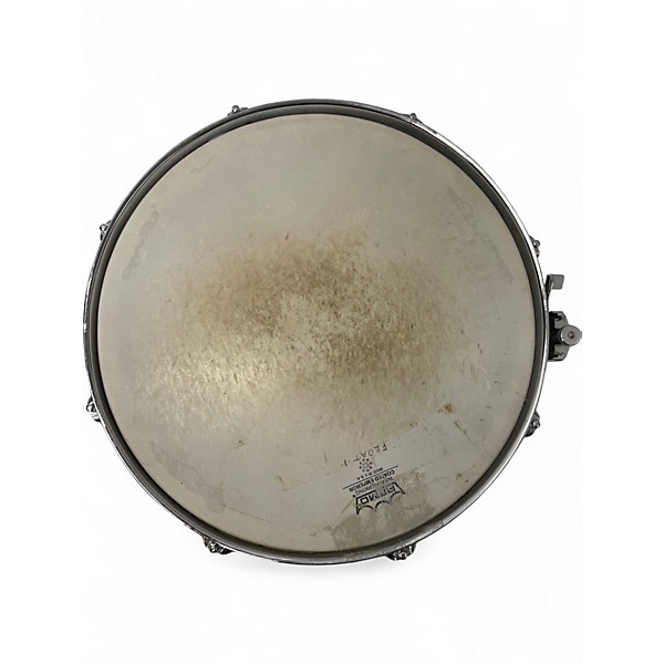 Used Pearl 13in Brass Shell Snare Drum Gold Drum